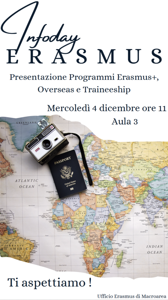 Locandina Infoday Presentazione Bando Erasmus+