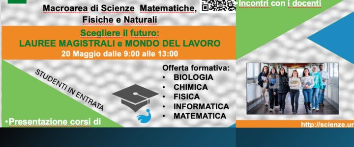 Scegliere il futuro: Lauree Magistrali e mondo del lavoro